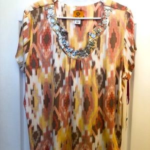 Ruby Road Embellished Top